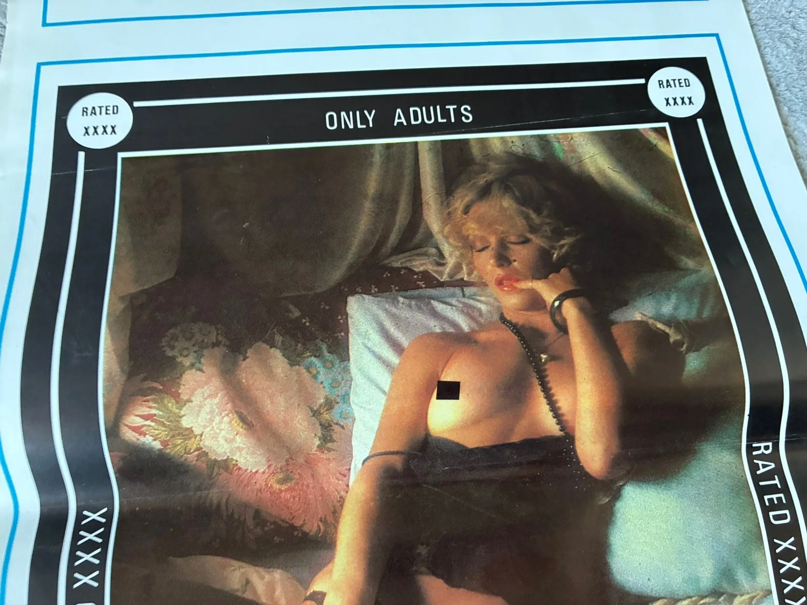 Original Vintage Italian Adult Film Poster - warm bodies, изображение 5
