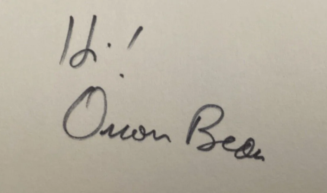ORSON BEAN — Actor ORSON BEAN Personally Autographed Signed MOVIE THEATER Card FreeShip, изображение 2