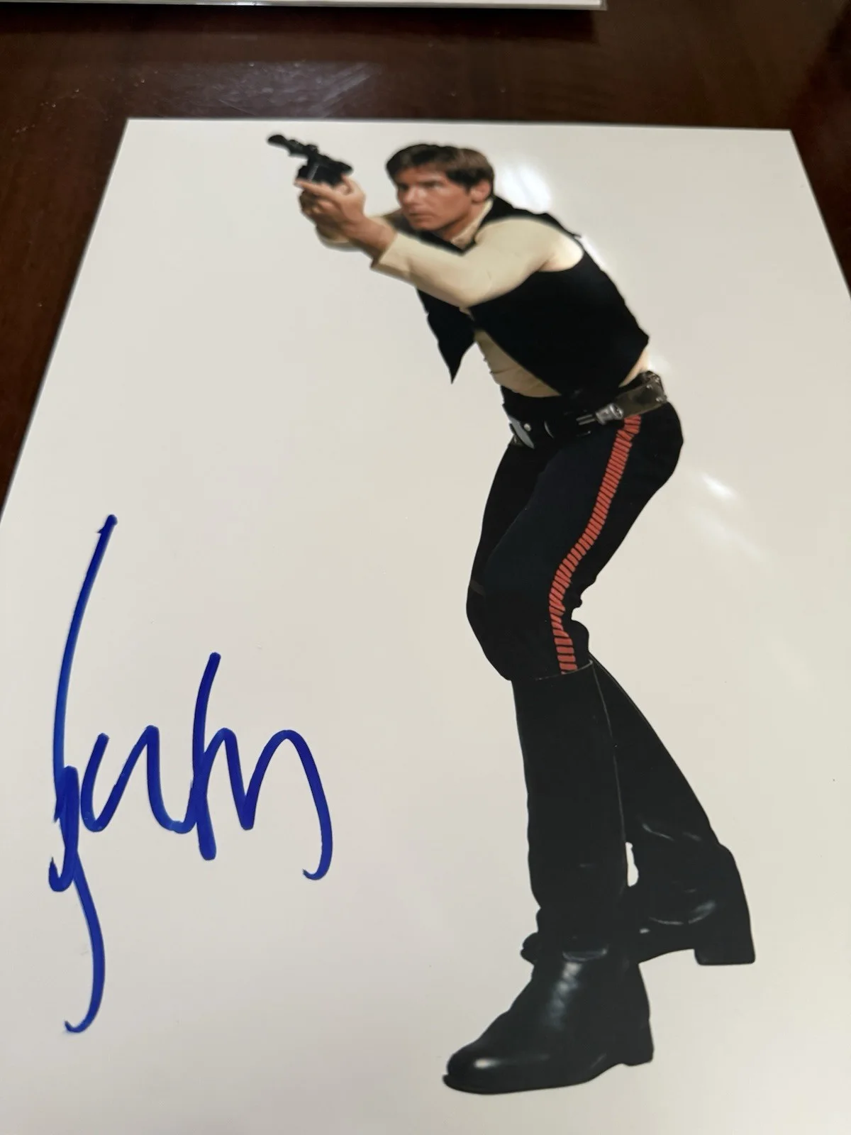 HARRISON FORD — HARRISON FORD HAND SIGNED STAR WARS AUTOGRAPH BECKETT BAS LOA HAN SOLO 11x14, изображение 5