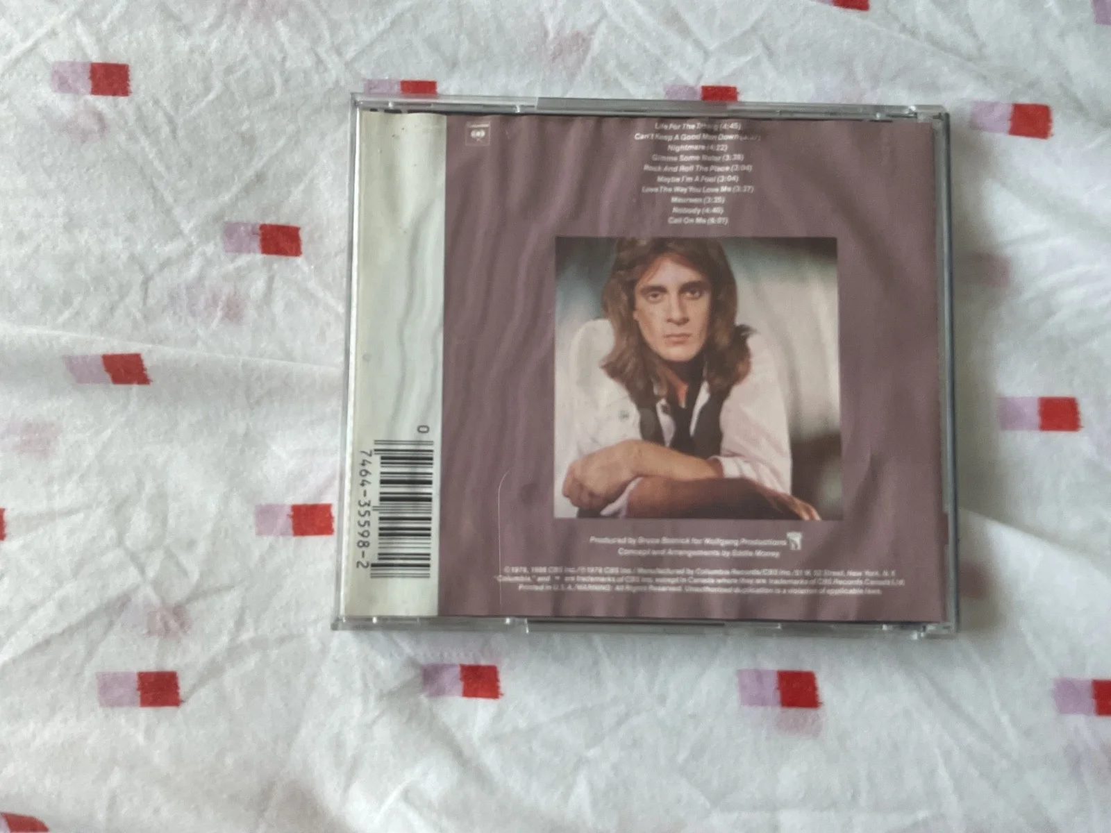 Eddie money signed cd life for the taking, image 2