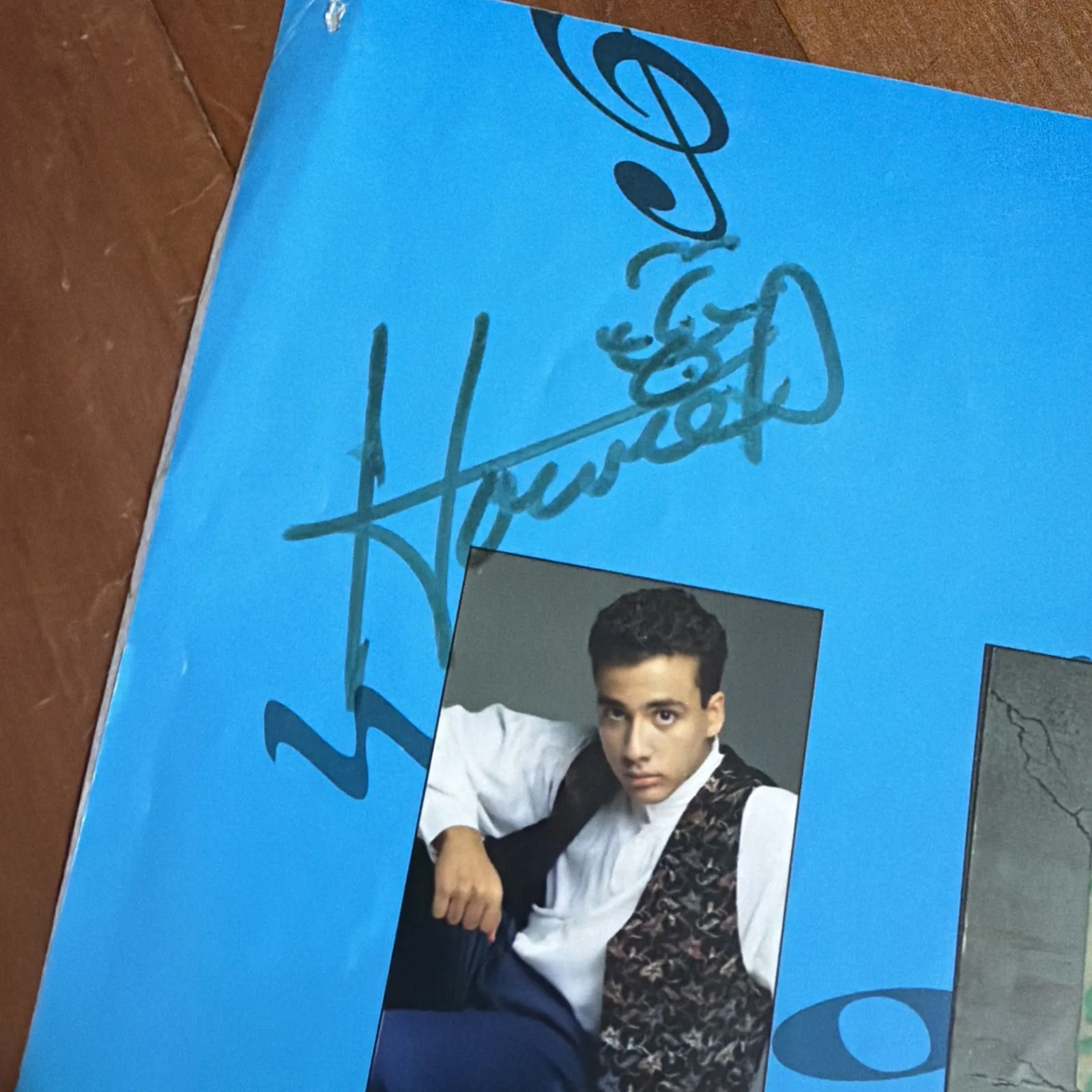 Rare! 1990s BACKSTREET BOYS Signed Authentic REAL Autographed Bookcover Fan Club, изображение 3