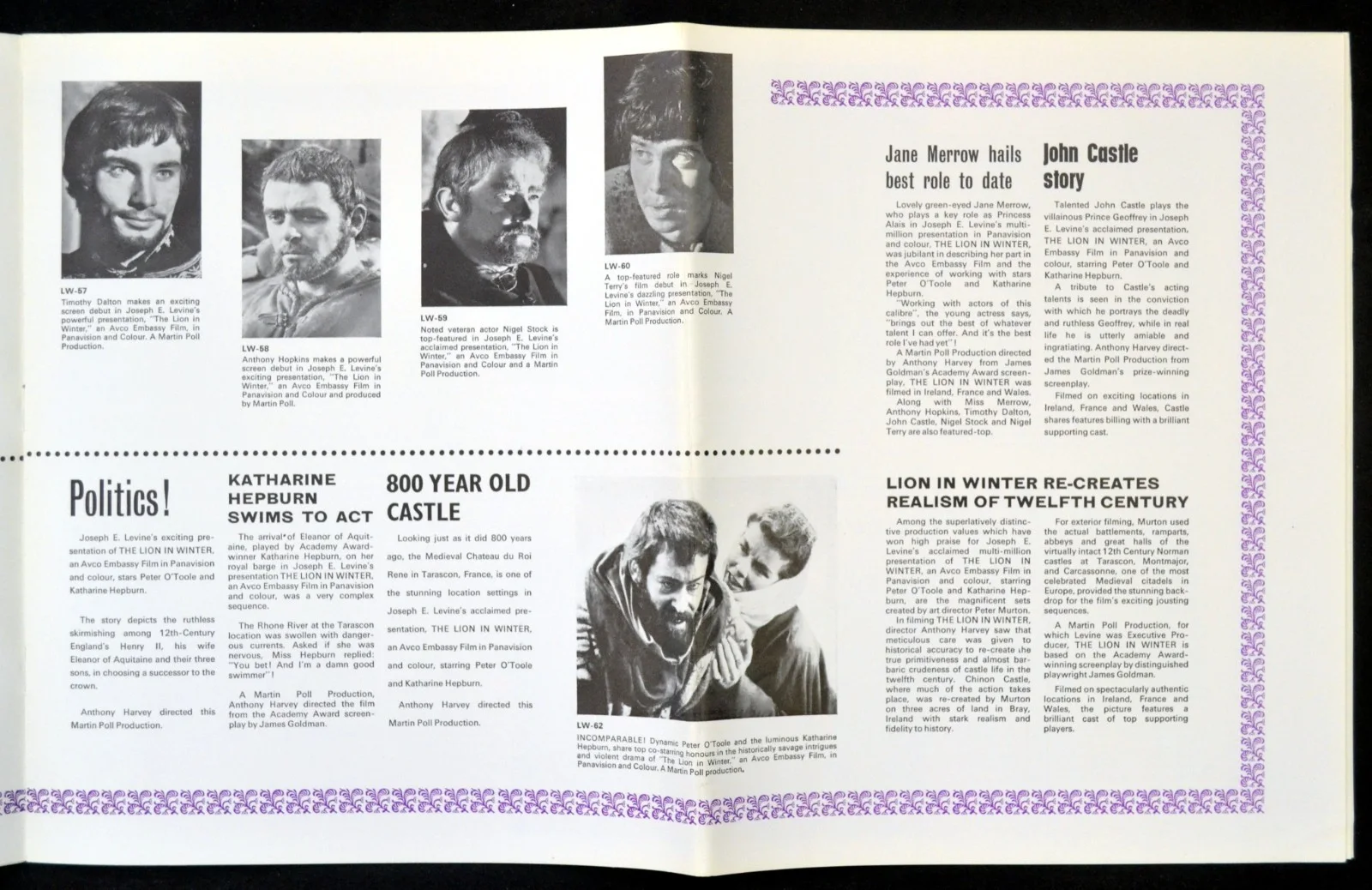 CHARGE OF THE LIGHT BRIGADE 1968 Trevor Howard, Vanessa Redgrave UK PRESSBOOK, изображение 3