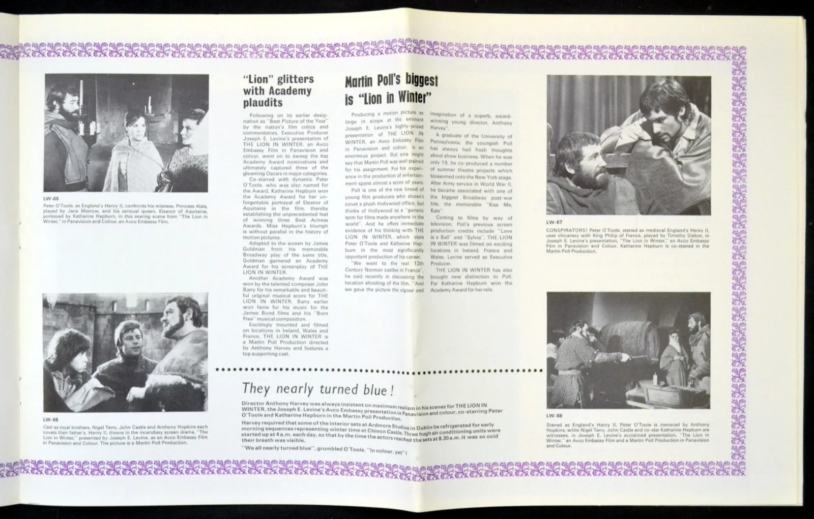 CHARGE OF THE LIGHT BRIGADE 1968 Trevor Howard, Vanessa Redgrave UK PRESSBOOK, изображение 5
