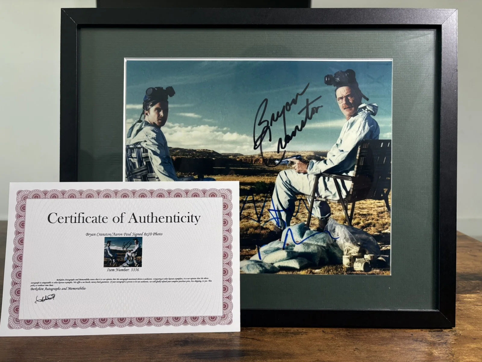 Brian Cranston — Bryan Cranston, Aaron Paul Signed BREAKING BAD 8x10" Authentic Autographs w/COA, image 5