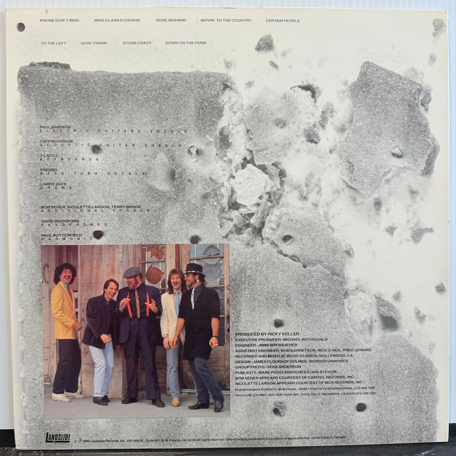 AUTOGRAPHED | Bluesbusters "Accept No Substitute" VINYL title error on labels, image 2