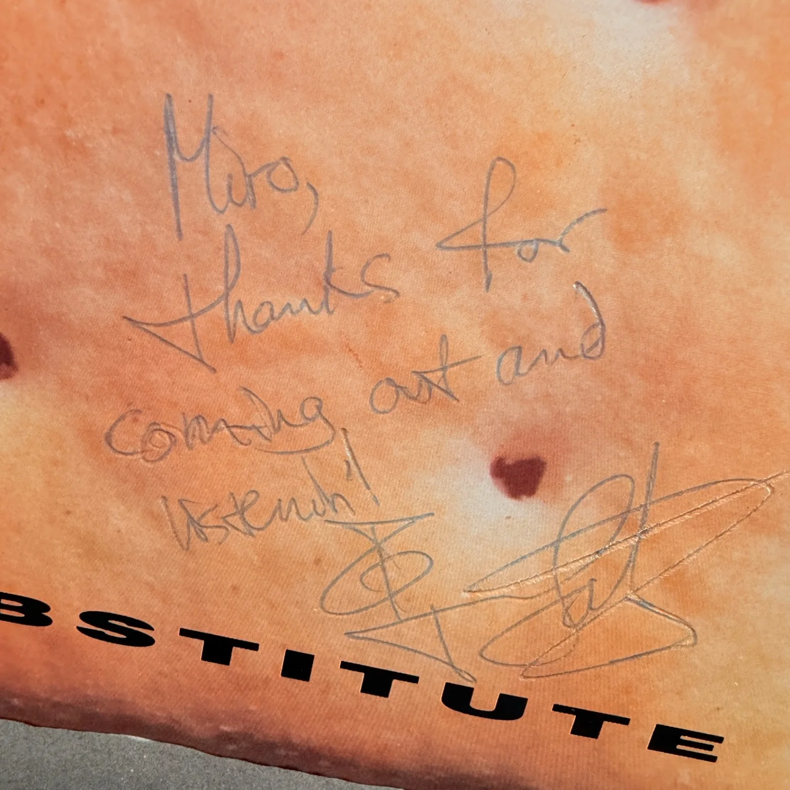 AUTOGRAPHED | Bluesbusters "Accept No Substitute" VINYL title error on labels, image 5