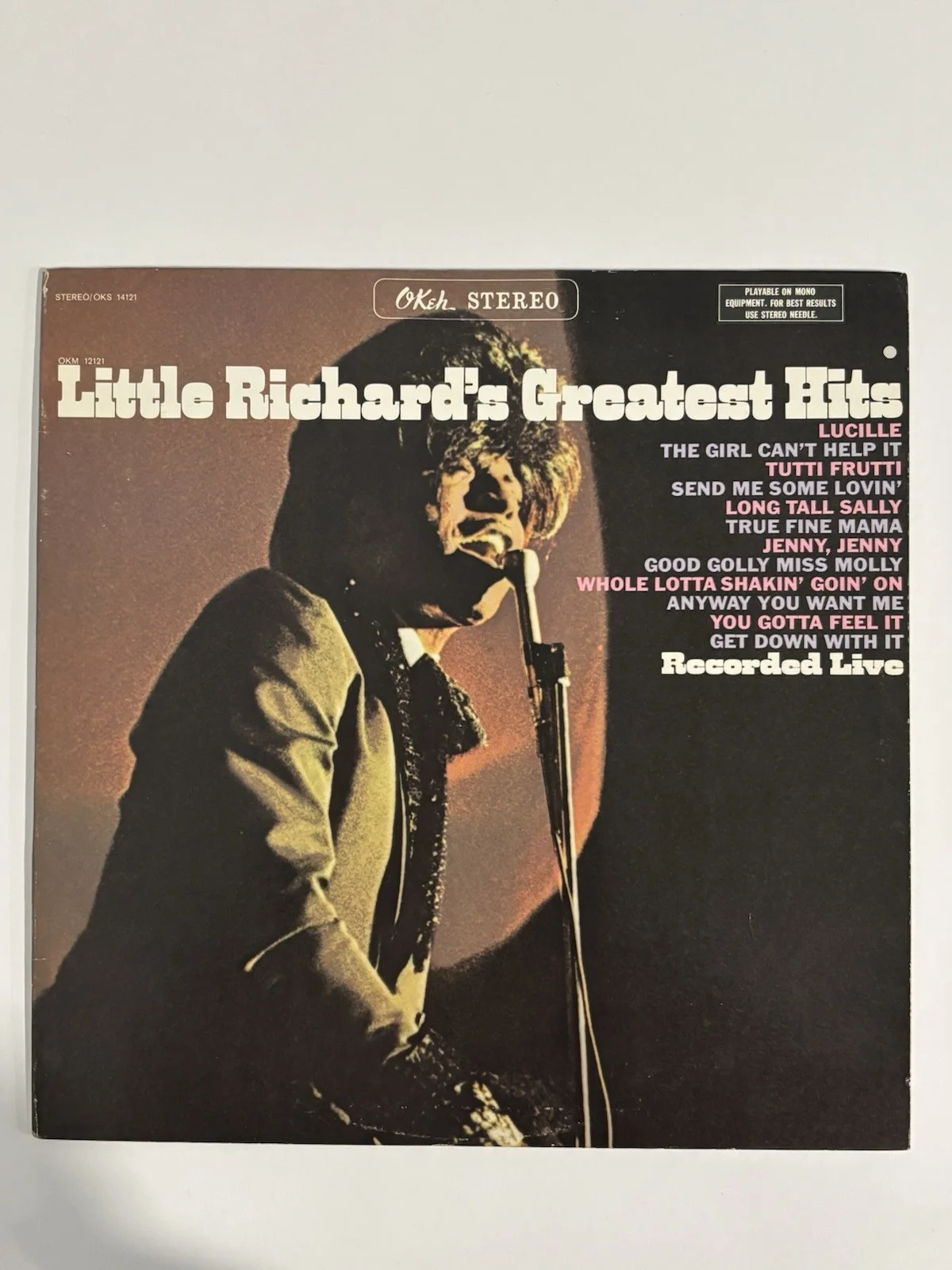 Little Richard Greatest Hits LP Vinyl Signed Autographed JSA COA LOA, изображение 3