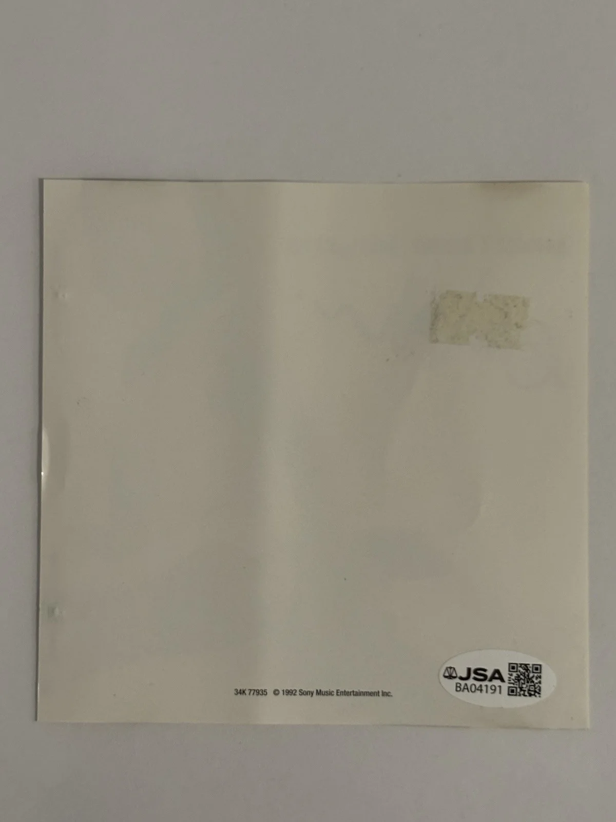 Pearl Jam Jeremy CD Eddie Vedder Signed Autographed JSA COA LOA, изображение 2
