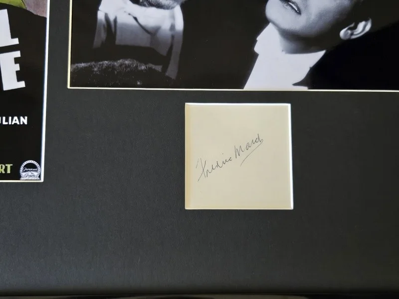 Frederic March Signed Photo Display Framed 16x20 Dr Jekyll Mr Hyde, image 2
