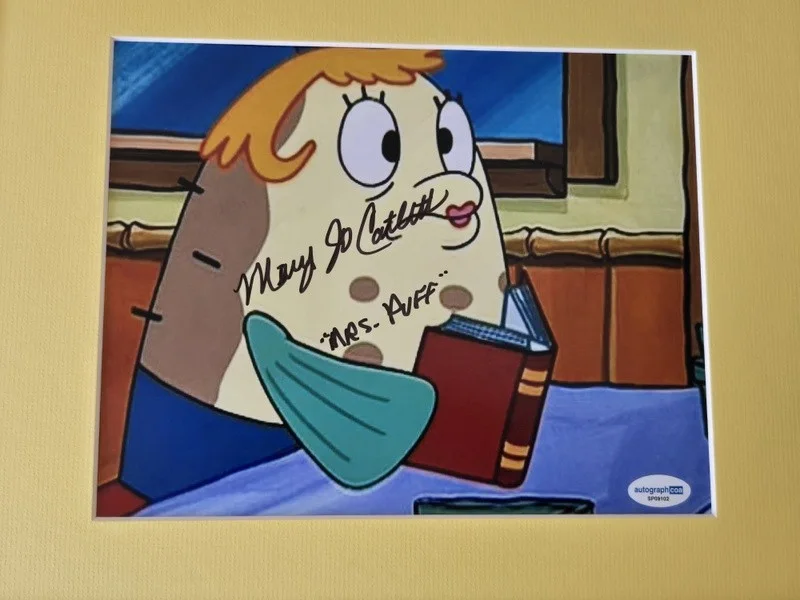 Mary Jo Catlett Spongebob Mrs Puff Signed Framed 11x14 Photo Display ACOA, изображение 2