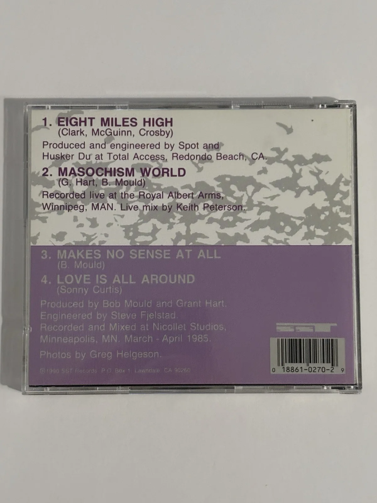 Husker Du Eight Miles High/Makes No Sense At All CD Signed Autographed JSA COA, image 5