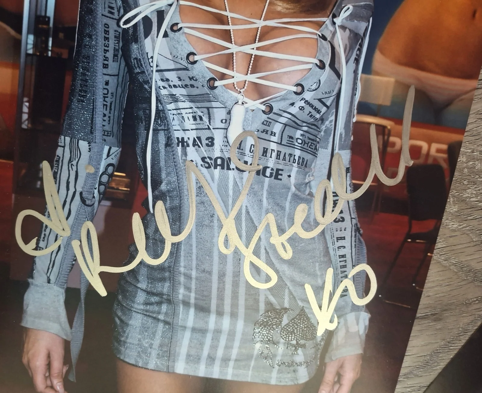 Riley Steele Signed 8x12" Original PHOTO #2 - Hot Blonde, изображение 2