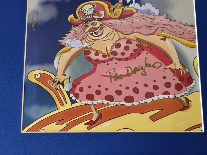 Pam Dougherty Signed Framed 11x14 Photo Display AW One Piece Big Mom, изображение 2