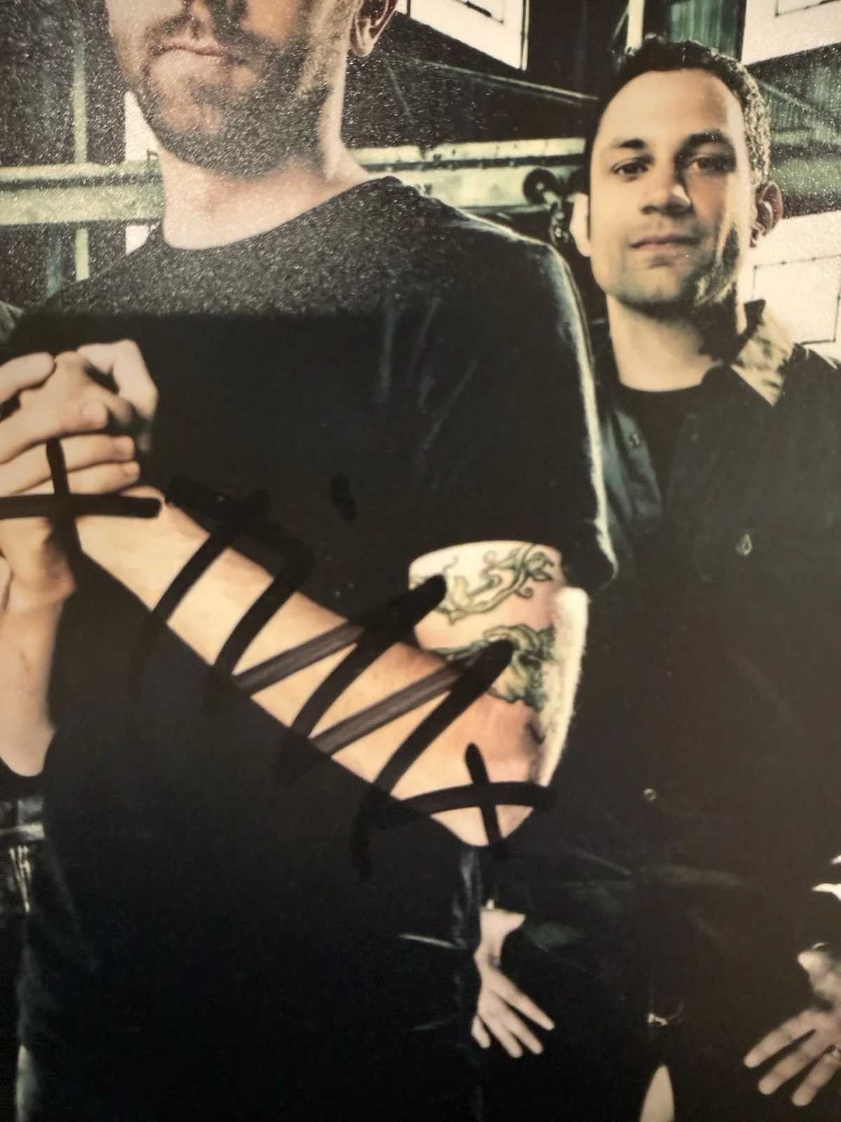 Rise Against Autographed Photo w/ COA LOA, image 2