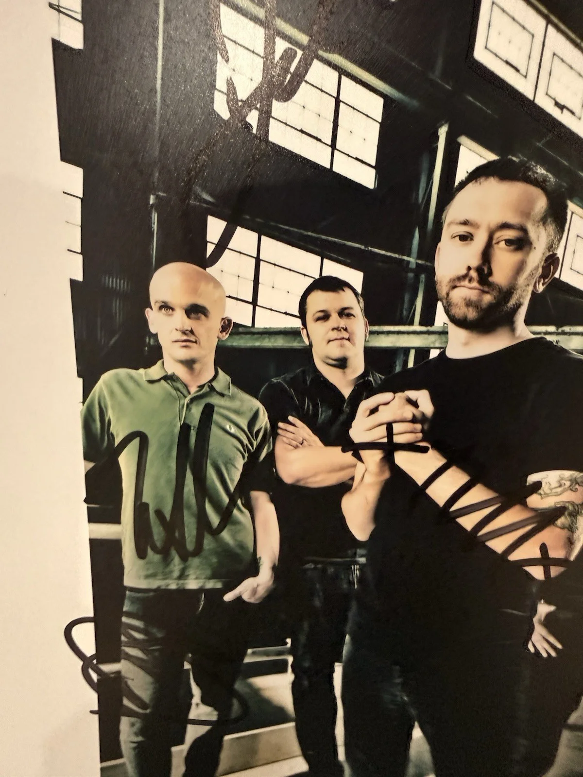 Rise Against Autographed Photo w/ COA LOA, image 4