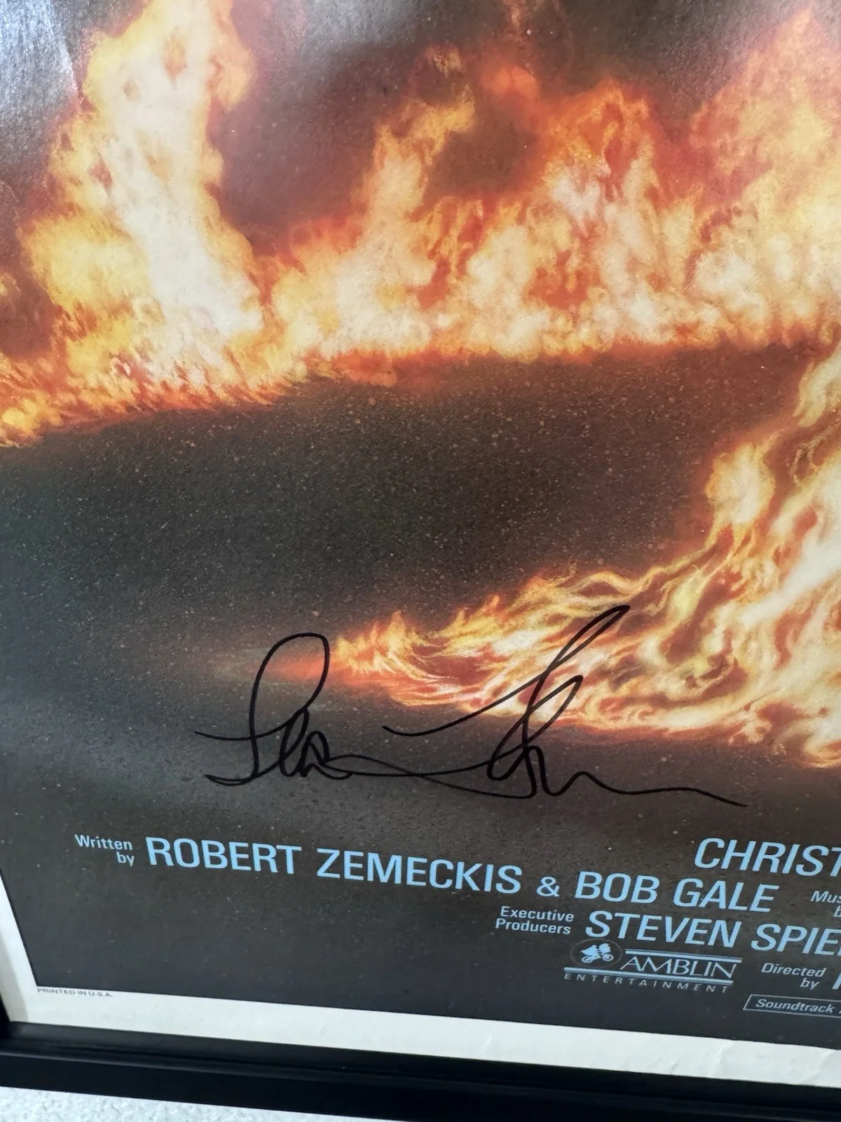 “Back to the Future” Autographed Original movie Poster, image 3