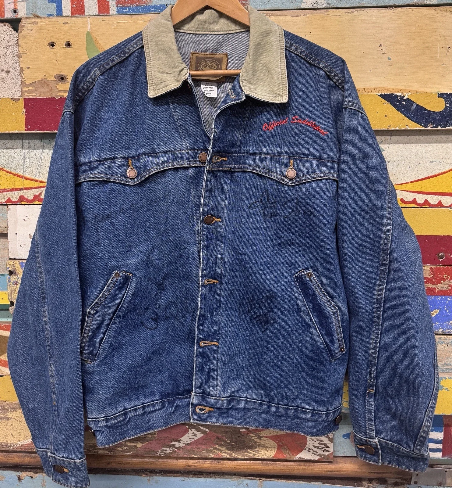 90’s RIDERS IN THE SKY signed Jacket- 1997, image 2