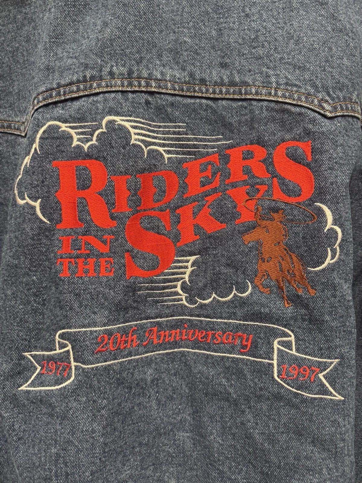 90’s RIDERS IN THE SKY signed Jacket- 1997, image 3