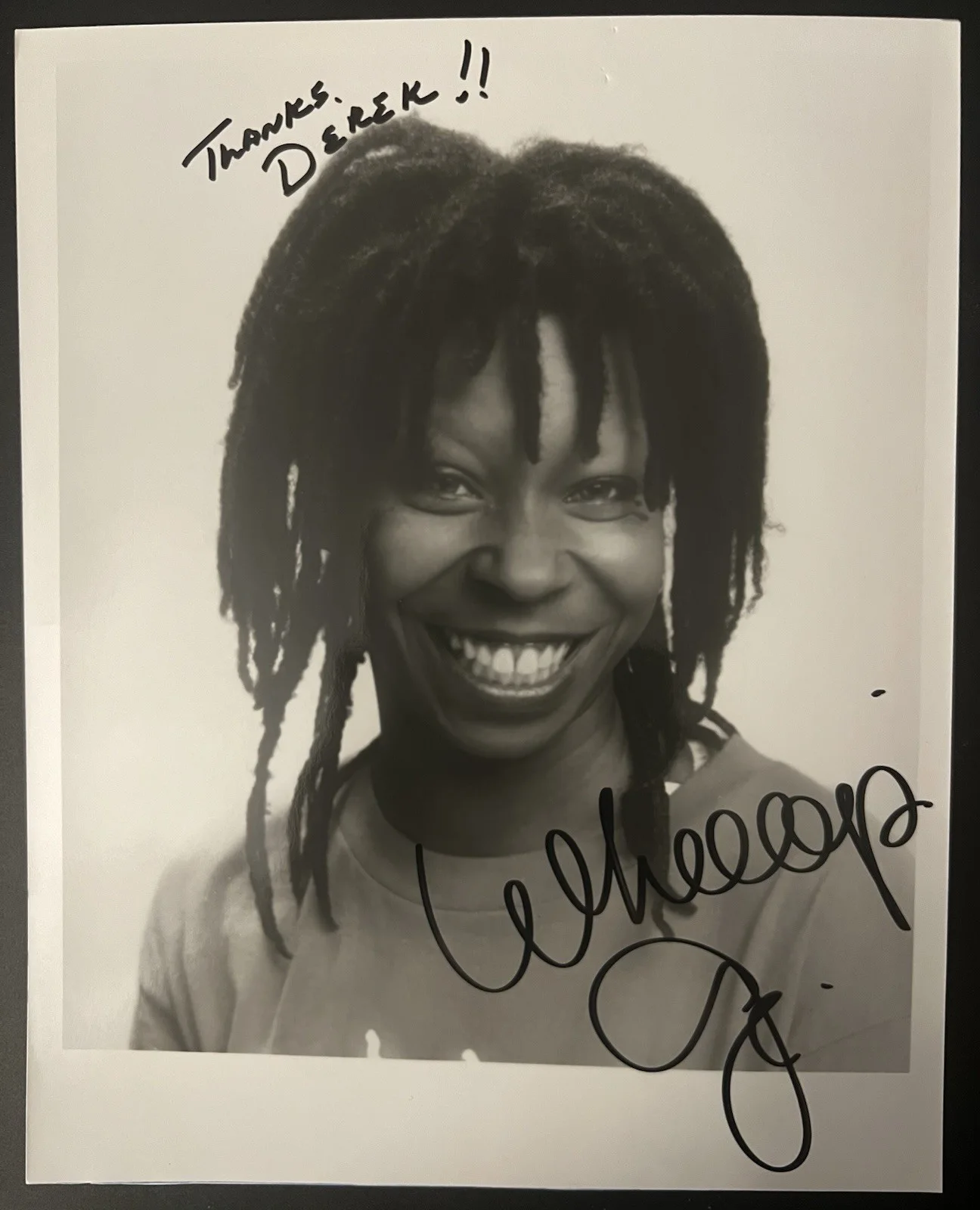 Whoopi Goldberg — Whoopi Goldberg ~ Autographed Photo ~ 8”x10”~ 1987-1989 ~ ‘Jumpin’ Jack Flash’