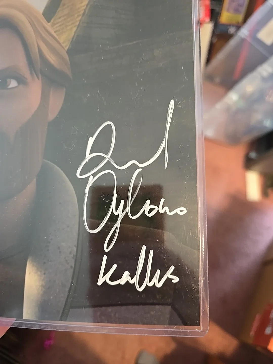 Star Wars 8x10 Signed Auto David Oyelowo Kallus Swau Cert, изображение 2