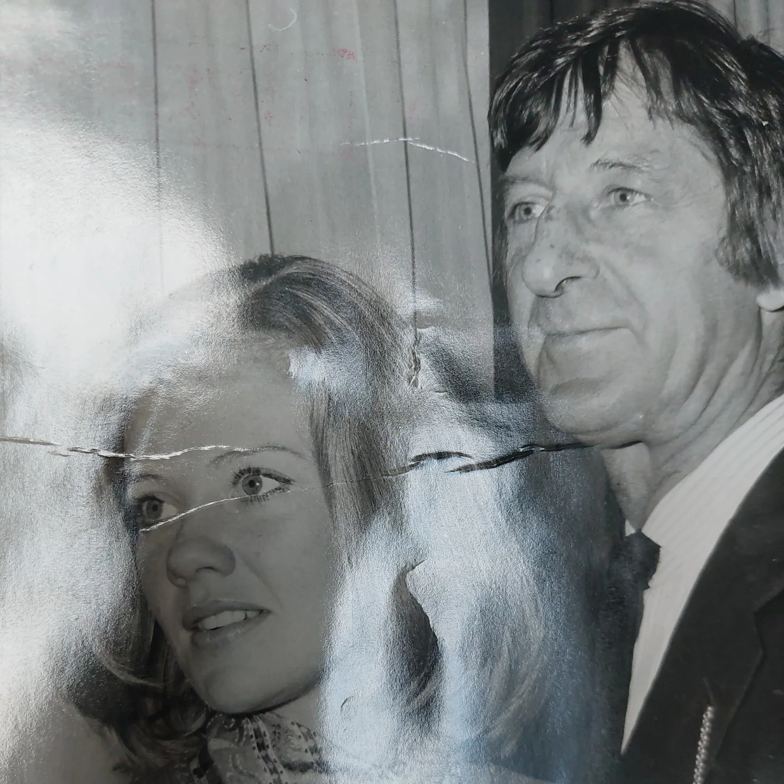Vintage 1972 Hayley Mills Candid Still - Formal Event with Roy Boulting, image 3