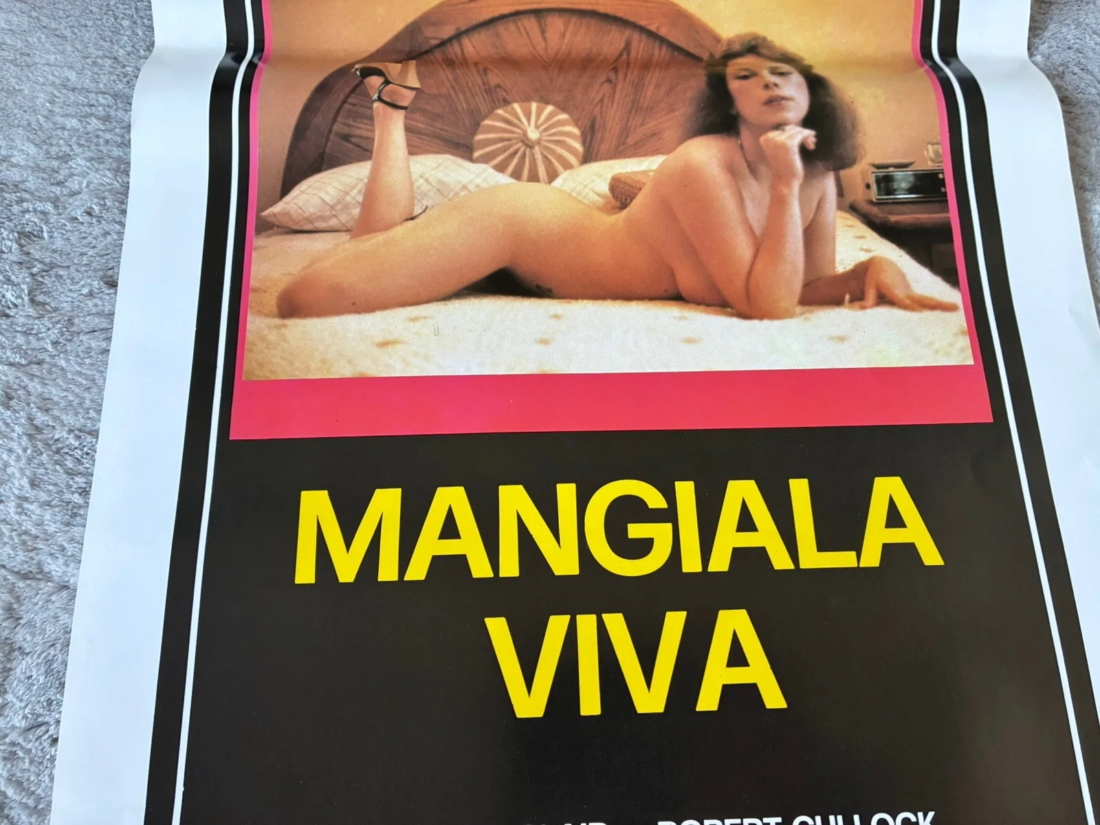 Original Vintage Italian Adult Film Poster, изображение 3