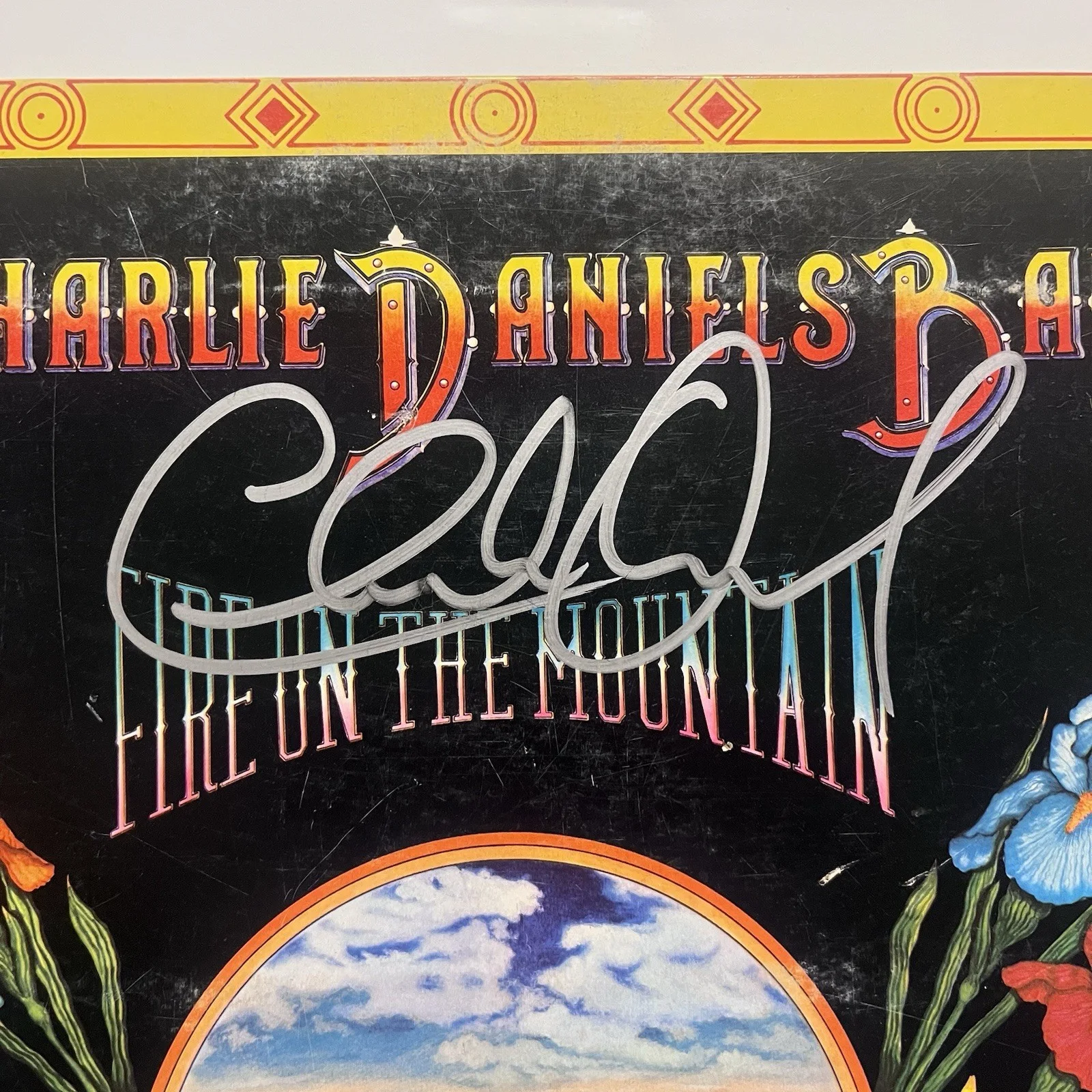 Charlie Daniels Signed Autographed Fir On The Mountain Vinyl Record, image 2
