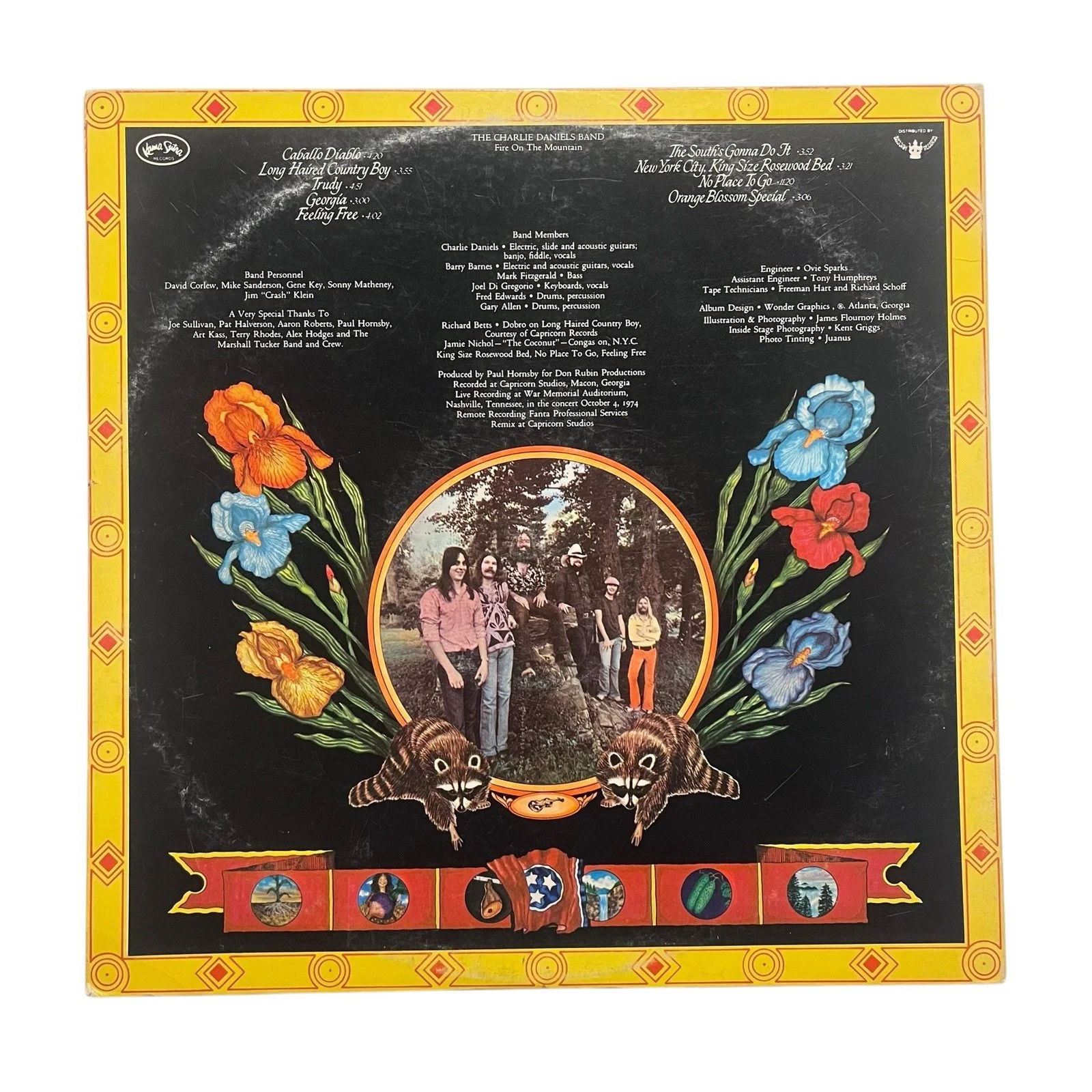 Charlie Daniels Signed Autographed Fir On The Mountain Vinyl Record, image 3