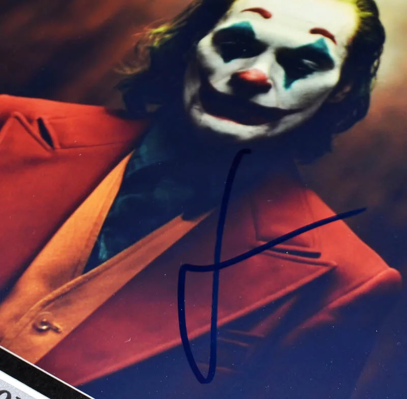 JOAQUIN PHOENIX — Signed JOKER AUTOGRAPH, JOAQUIN PHOENIX, COA, UACC RD#228, Frame, DVD, OSCAR WIN, image 4