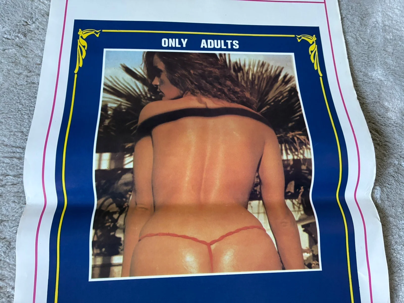 Original Vintage Italian Adult Film Poster - pleasures, изображение 5