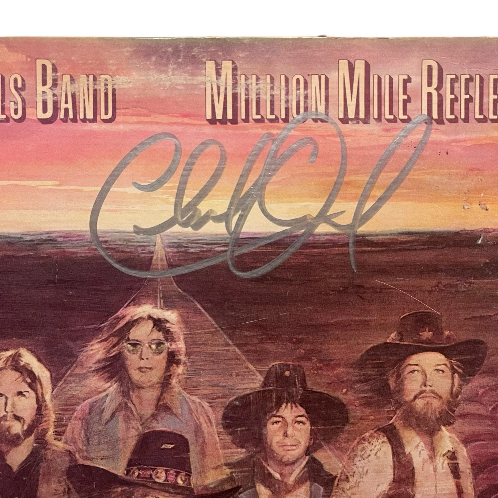 Charlie Daniels Signed Autographed Million Mile Reflections Vinyl Record, image 2
