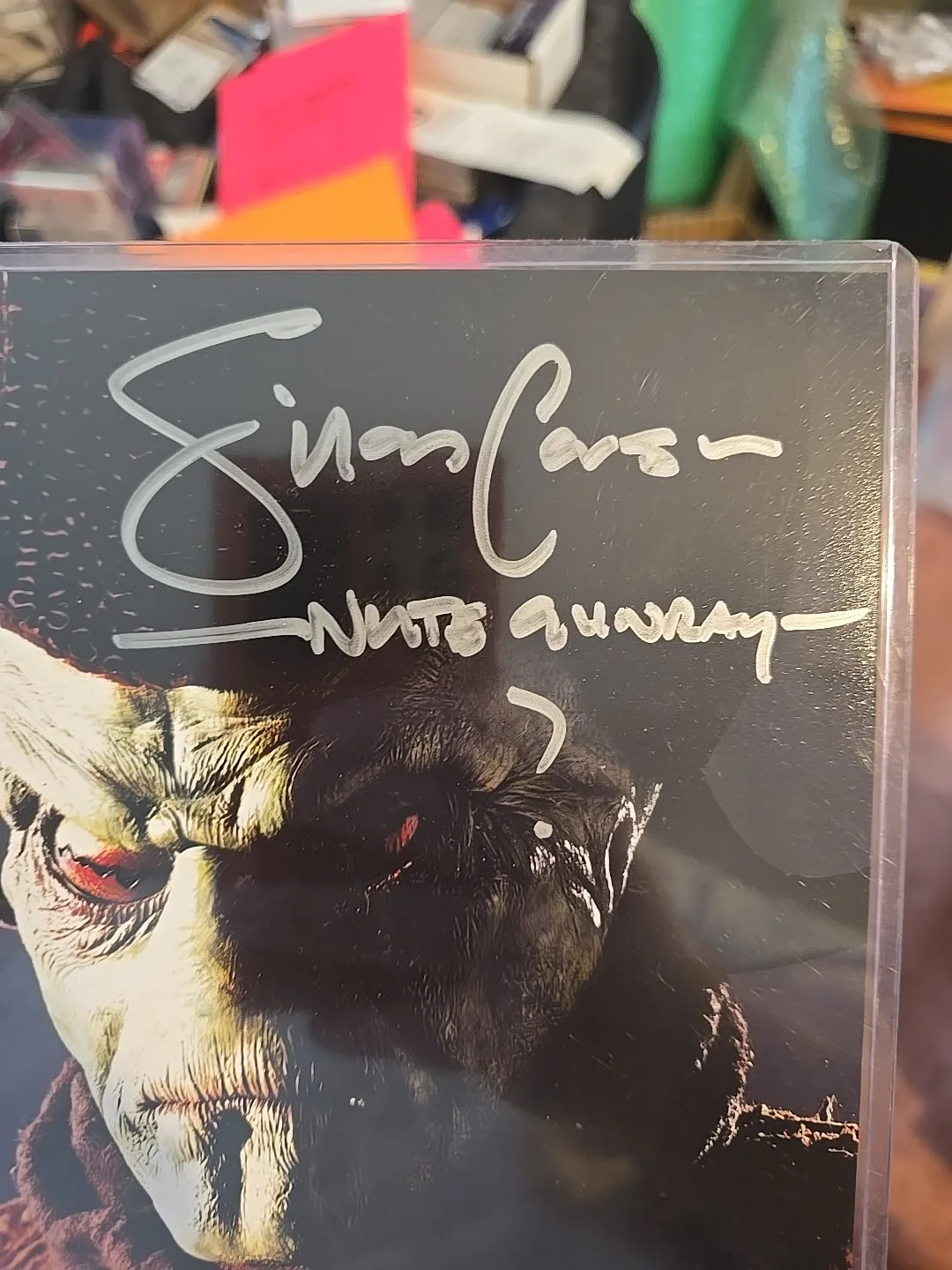 Star Wars 8x10 Signed Nute Gunray Swau Cert Silas Carson, изображение 3
