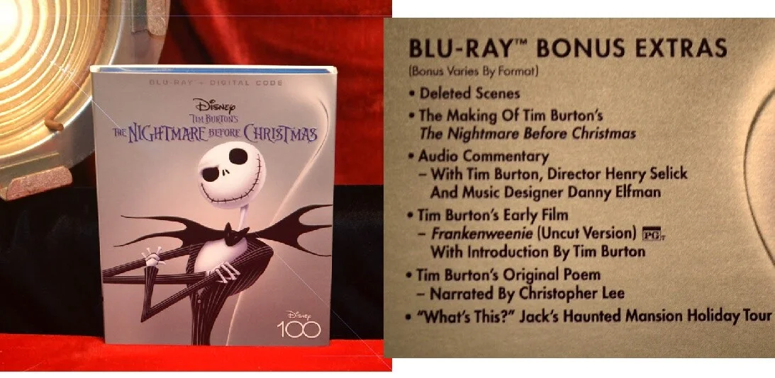TIM BURTON — Signed TIM BURTON NIGHTMARE BEFORE CHRISTMAS Autograph, COA, FRAME, DVD, NBC, image 5