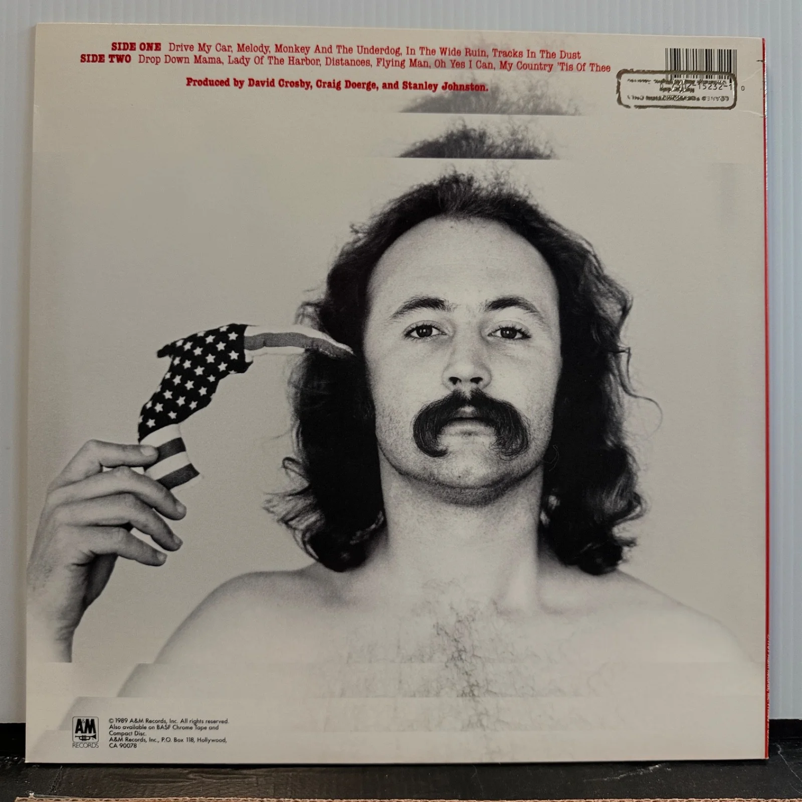 AUTOGRAPHED | David Crosby "Oh Yes I Can" | A&M SP 5232 GOLD PROMO STAMP | NM!, изображение 3