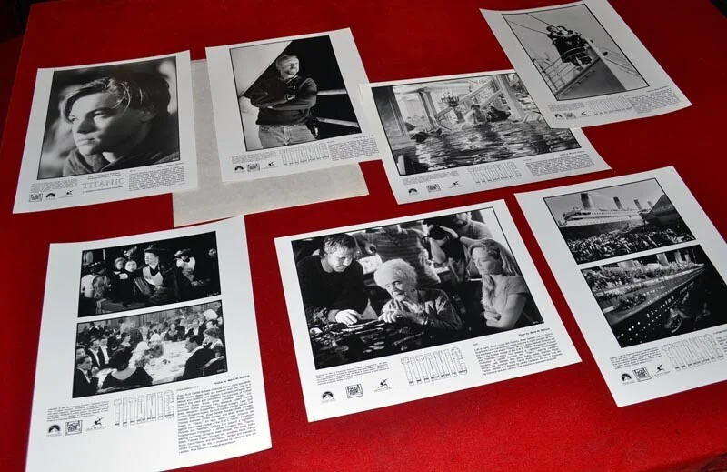 JAMES CAMERON — Signed JAMES CAMERON Autograph, Titanic PRESS KIT, COA DVD, SLIDES, UACC RD#228, изображение 4