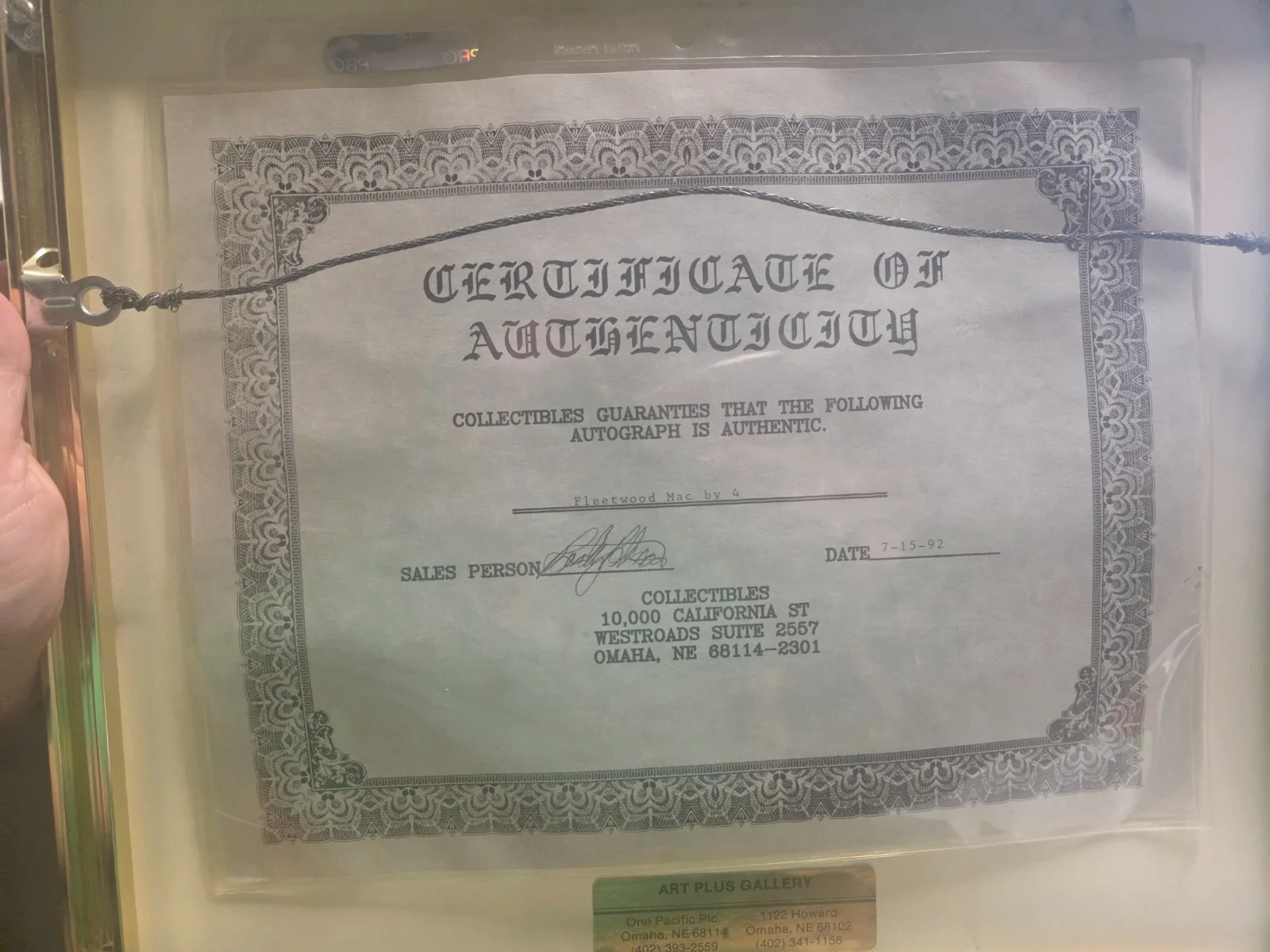AutSigned Fleetwood Mac Framed Photo, image 2