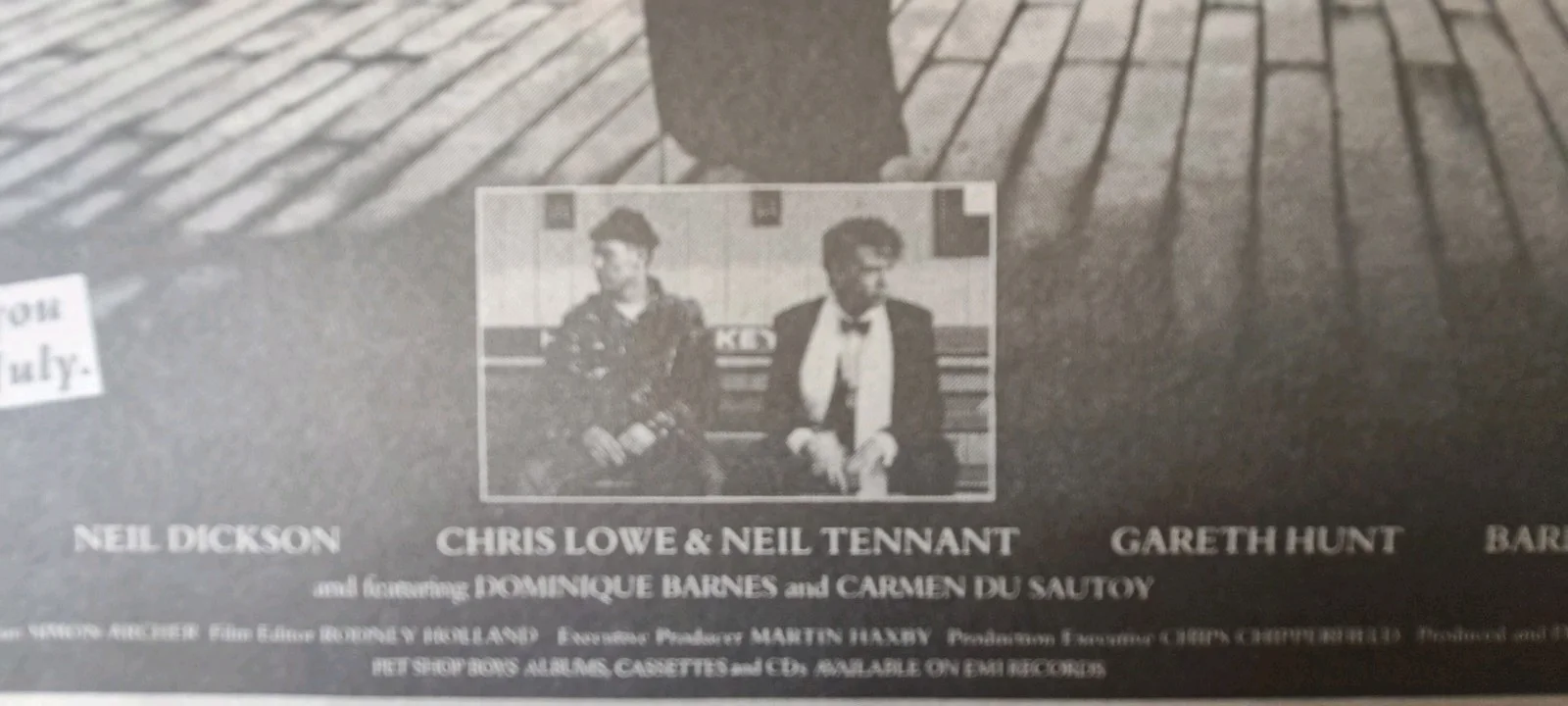 PET SHOP BOYS - 'It Couldnt Happen Here' Film - Original Newspaper Ad - 1987, image 3