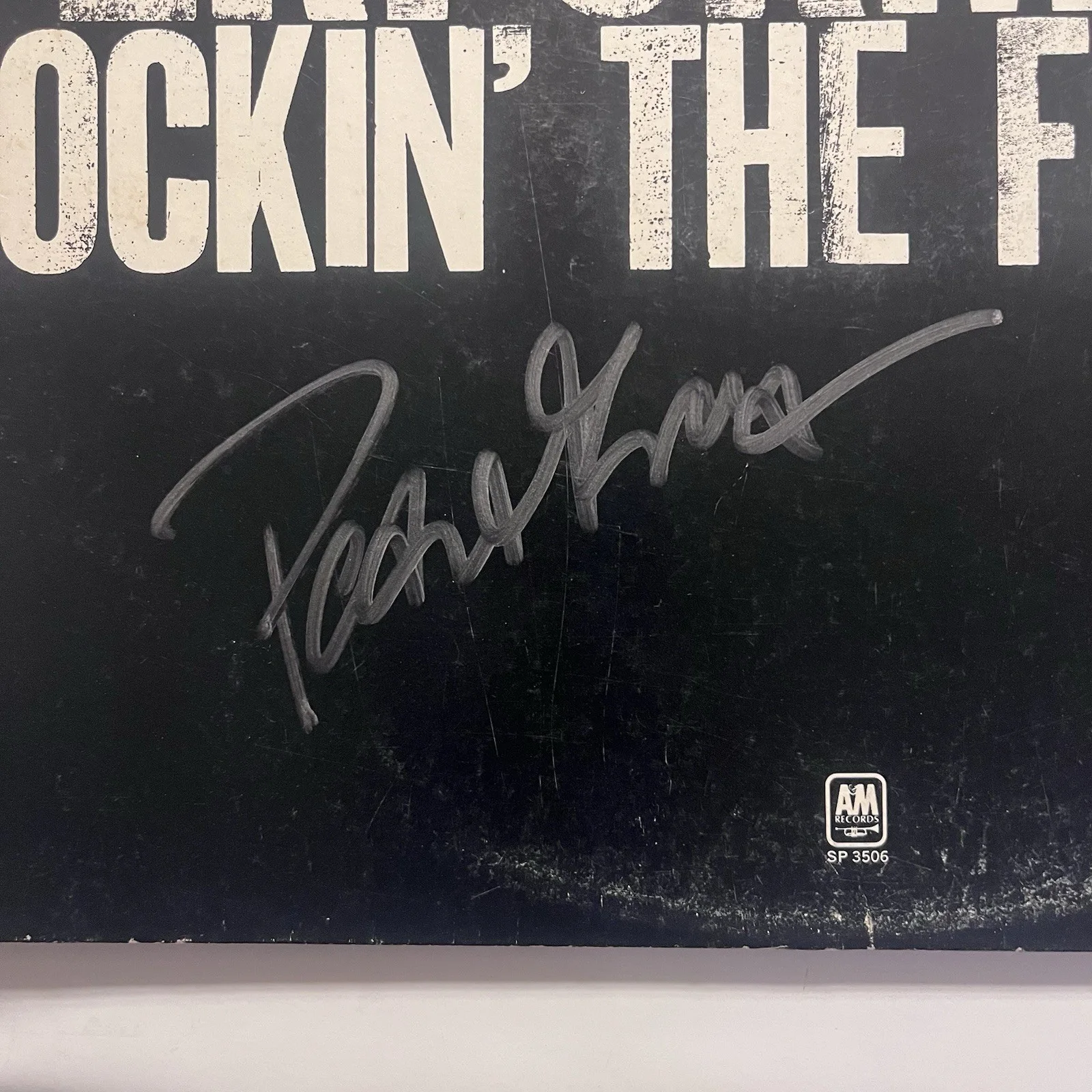 Peter Frampton Humble Pie Signed Performance Rockin’ The Fillmore Vinyl Album, image 2
