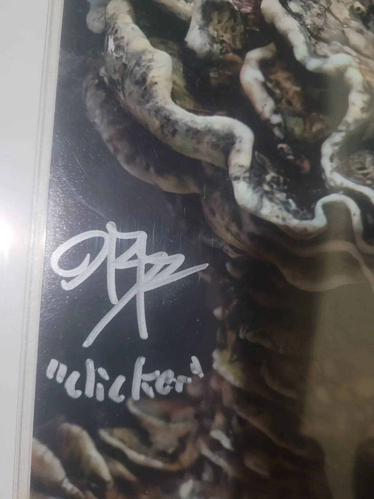 Oliver Ross-Parent — Oliver Ross-Parent Signed 8x10 Photo Clicker Inscription The Last of Us JSA COA, изображение 2