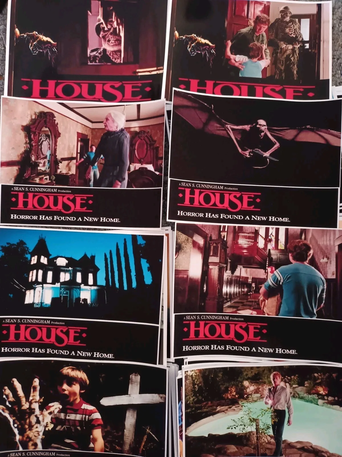 House Collection 1-4 Horror Movies. 72 Glossy/matt Finish 6.5x5ins Lobby Cards, изображение 3