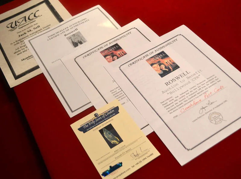 ROSWELL Signed Katherine Heigl, Jason Behr + PROPS, DVD Set, COA UACC PROP STORE, image 4