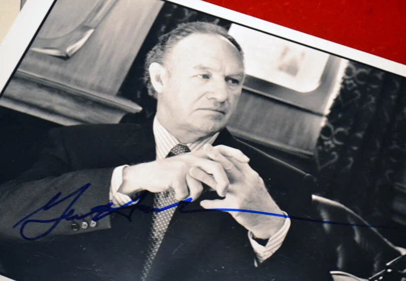 GENE HACKMAN — GENE HACKMAN Signed Autograph PRESS KIT "THE FIRM" + BOOK, DVD, RR COA, UACC228, изображение 2