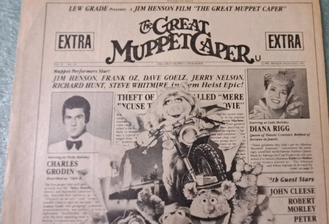The GREAT MUPPET CAPER - 1981 - Original Film Magazine Ad, image 2