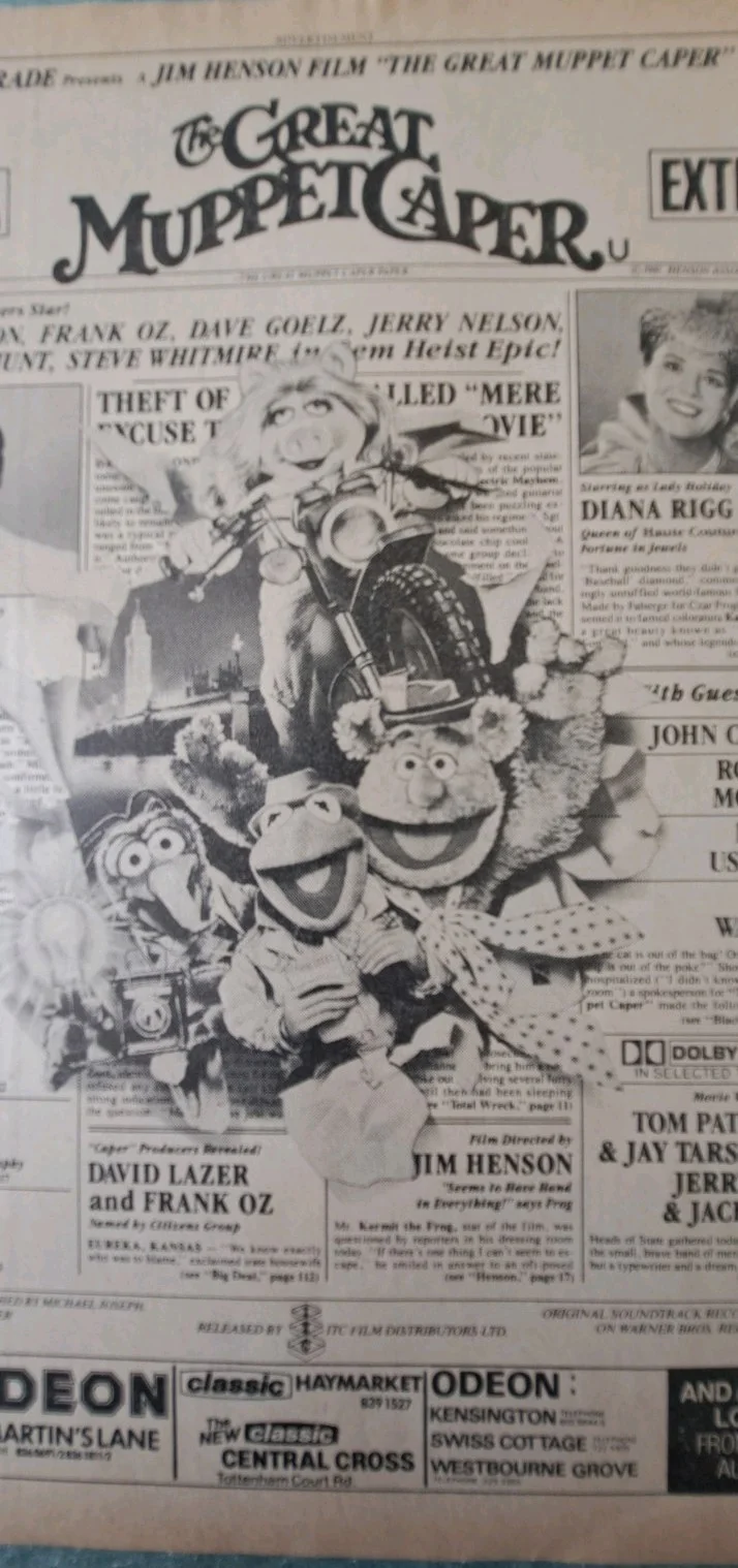 The GREAT MUPPET CAPER - 1981 - Original Film Magazine Ad, image 4