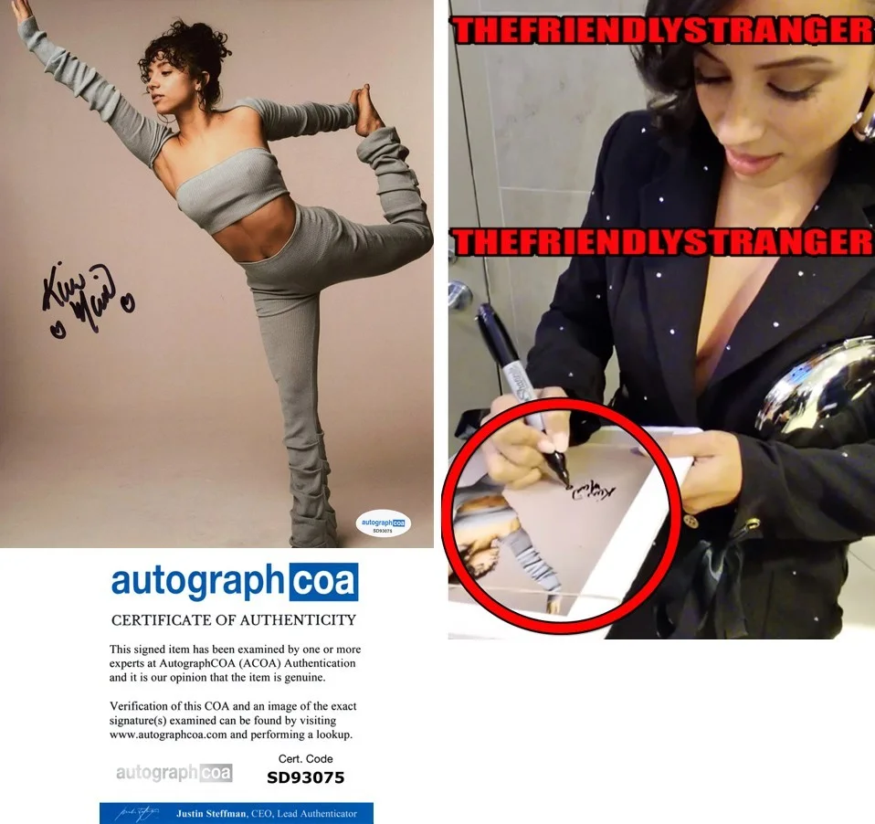 KIANA MADEIRA — Kiana Madeira signed 8x10 Photo EXACT PROOF t Morningside SEXY Fear Street COA