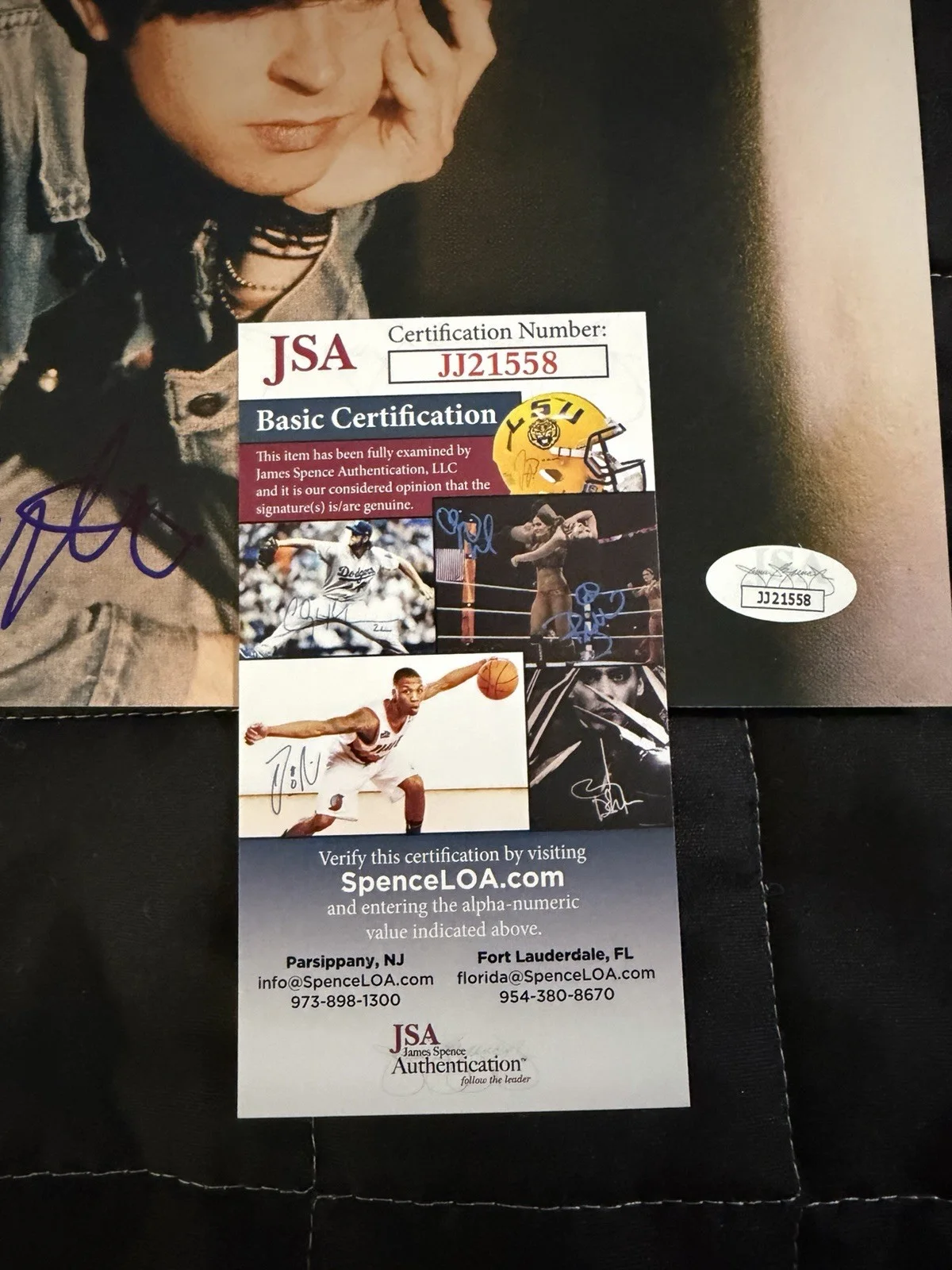 Ryan Adams Signed 8" x 10" Photo James Spence JSA, image 3