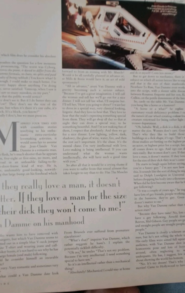 Jean - Claude Van Damme - 6 Page Original Article 1994, image 4