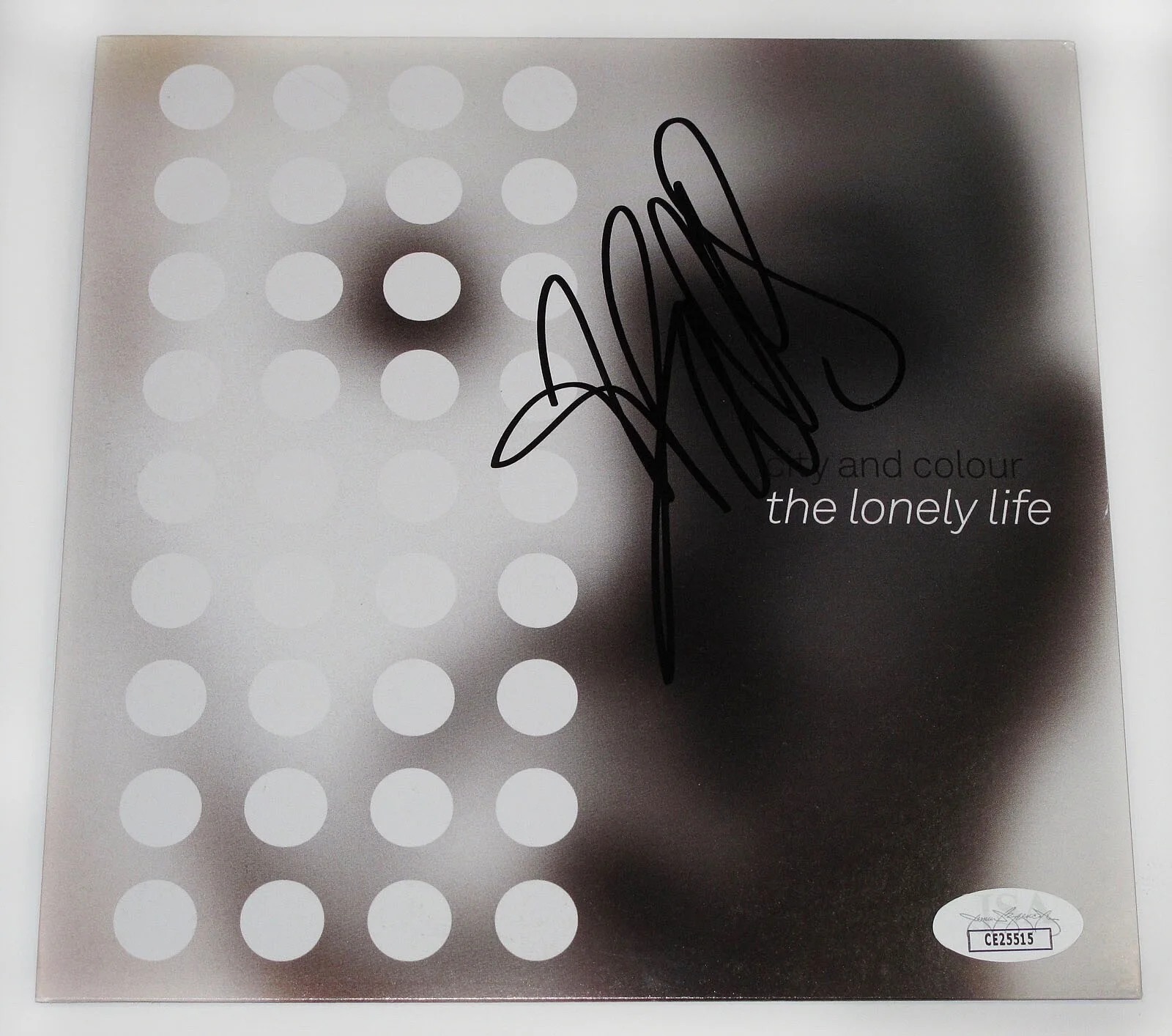 DALLAS GREEN City, Colour — Dallas Green CITY AND COLOUR signed THE LONELY LIFE 7" Vinyl Cover JSA COA Rare, изображение 5