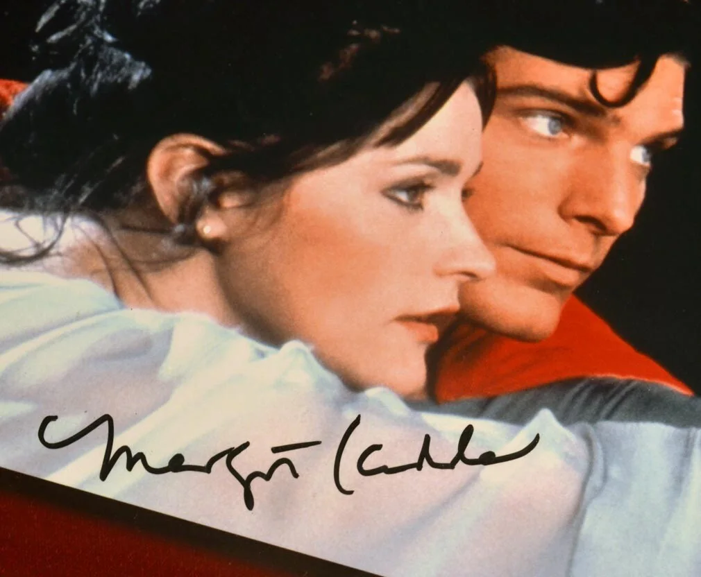 SUPERMAN Prop DAILY PLANET, Signed MARGOT KIDDER, TERRENCE STAMP, CAPE! COA, DVD, image 3