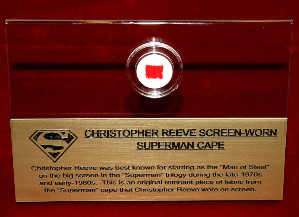SUPERMAN Prop DAILY PLANET, Signed MARGOT KIDDER, TERRENCE STAMP, CAPE! COA, DVD, image 5